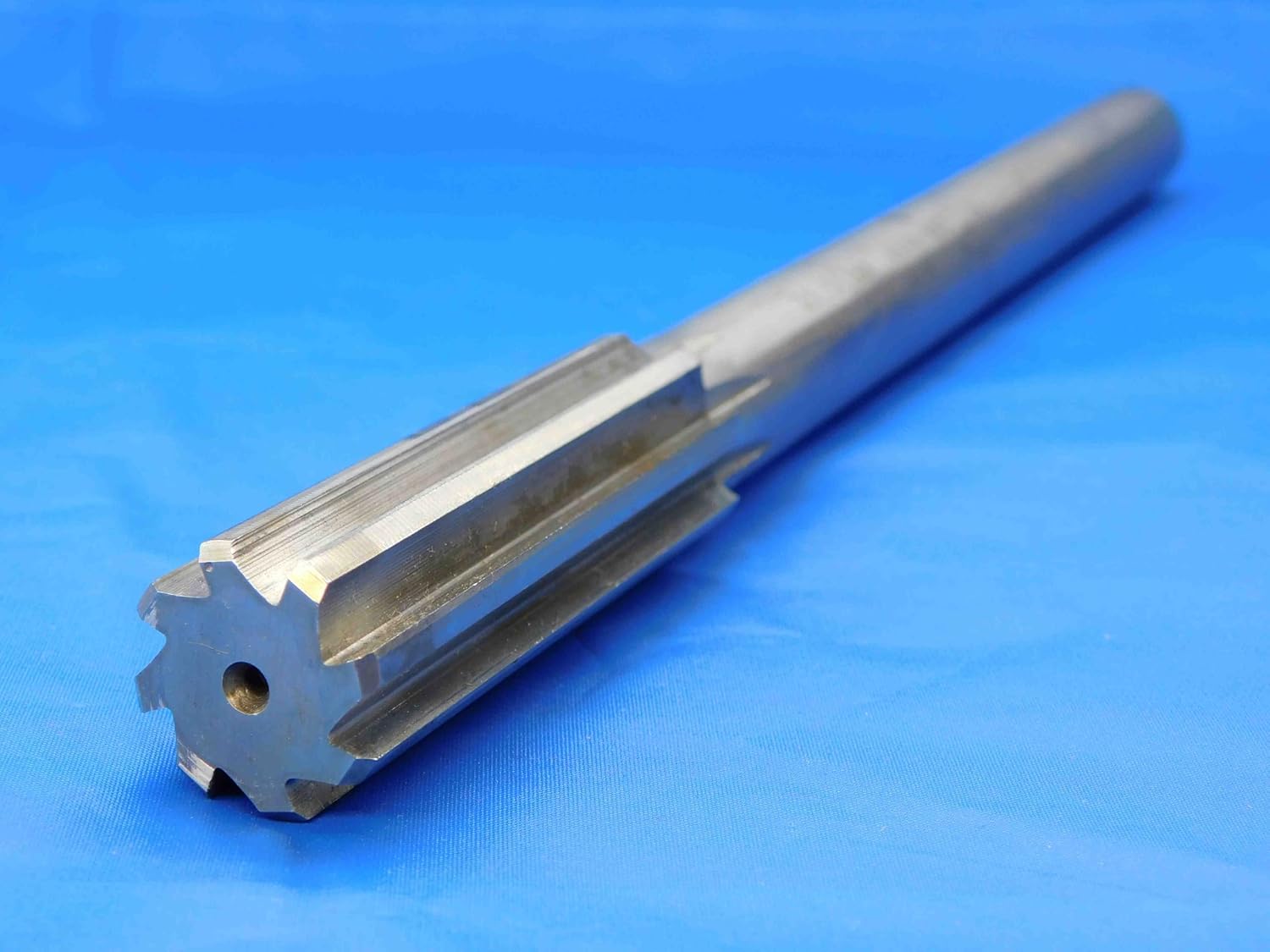 M & J Tooling LLC L&I 0.81 OD HSS CHUCKING REAMER 8 FLUTE .81 .8100 13/16 .8125 -.0025 UNDERSIZE - JC4189AY4