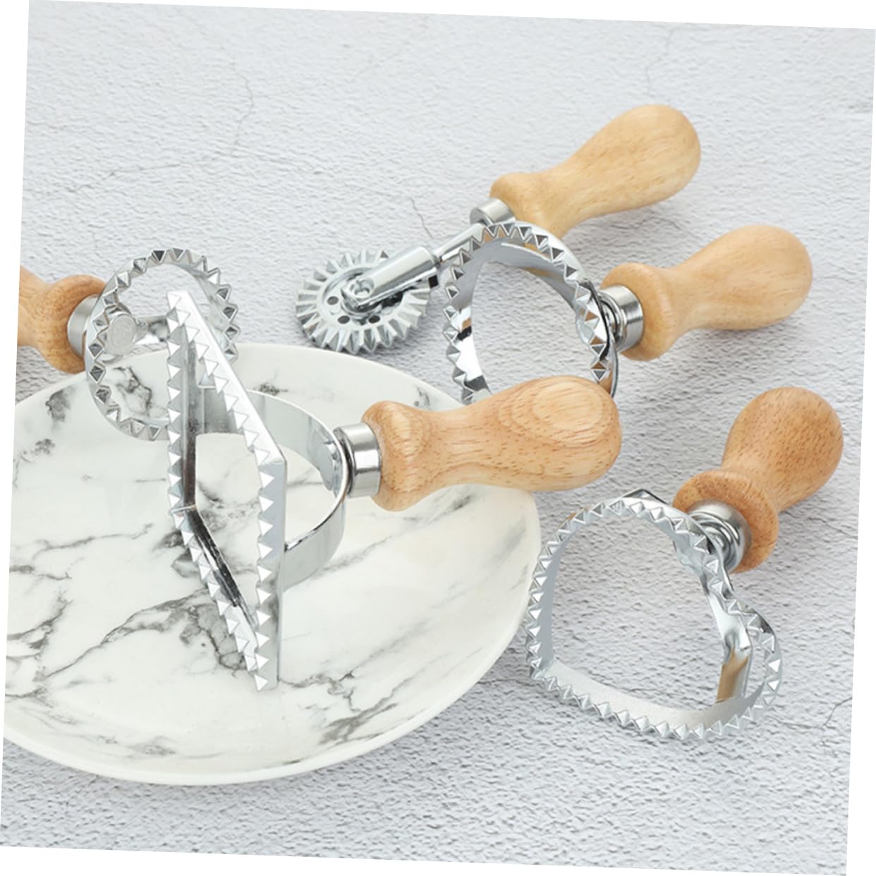 Molde de Galletas de Aleación 4 Piezas, Corte Sencillo para Hornear, Formas Variadas para Pasteles y Masa