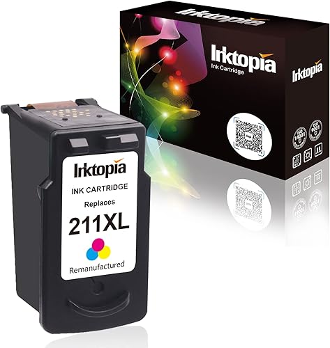 Inktopia Cartucho de tinta remanufacturado de repuesto para Canon CL-211XL 211XL 211 XL paquete individual (1 tricolor) para impresora Canon PIXMA