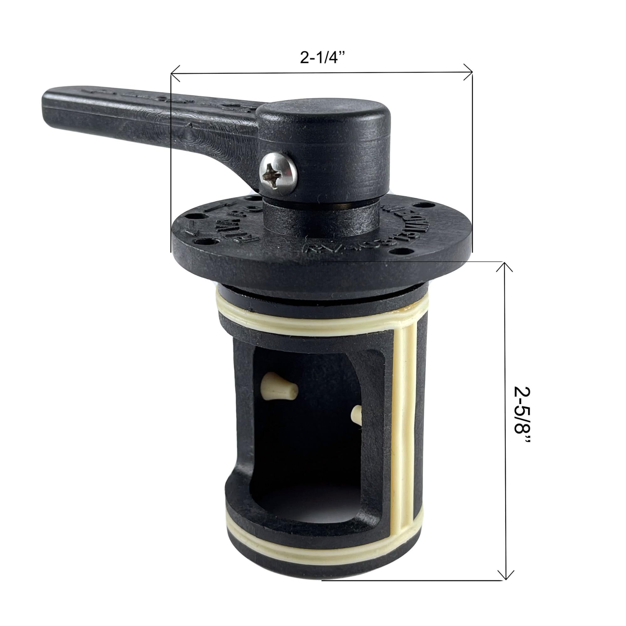 REVA POOL RV40311KIT (Two Pack) Noryl Diverter Kit with Cap & Handle | Direct Replacement of 073481 | Essential Pool Maintenance Accessory - Upgrade Your Pool's Performance Now!