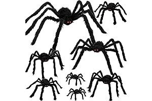 Colovis Spider for Yard, 8PCS Giant Halloween Decorations
