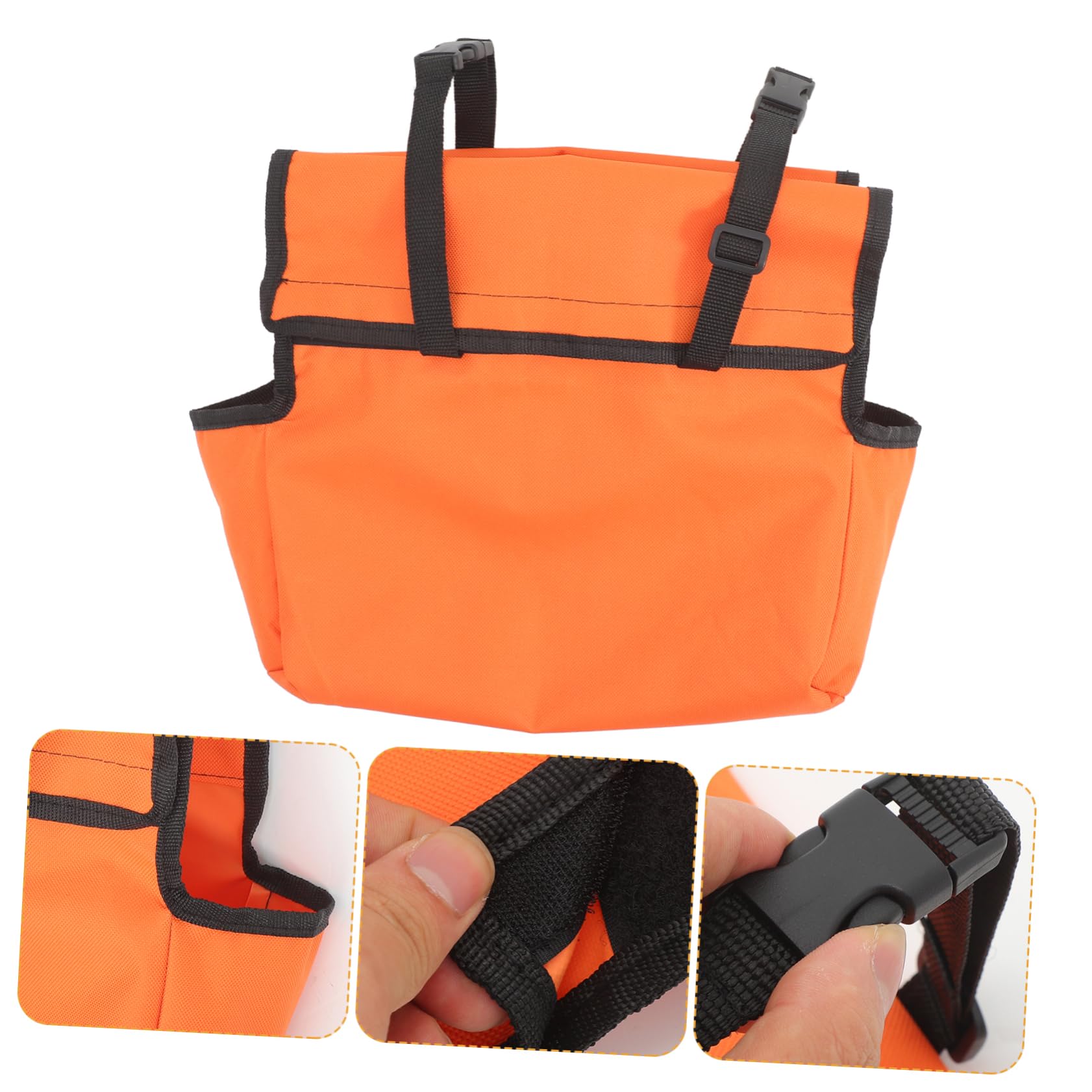 Angoily Trousse D'escabeau à Outils, Ménagers échelle Rétractable Trousse à Outils De Réparation Outil, Pochette De Rangement Organisateur Pour échelle De Cadre