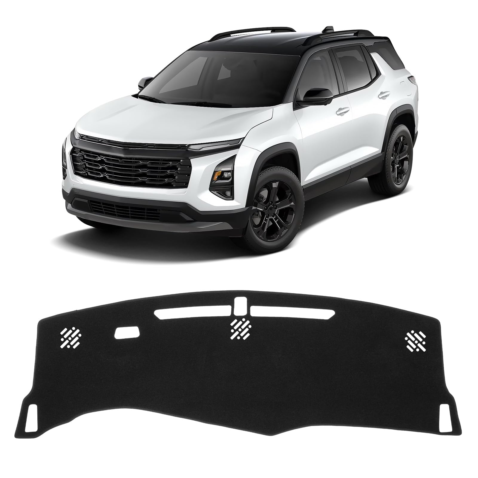 KUST Black Dash Cover for Chevrolet Equinox
