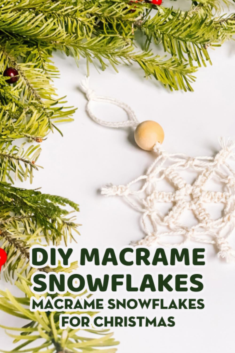 DIY Macrame Snowflakes: Macrame Snowflakes for Christmas: Easy DIY Macrame Christmas Snowflakes to Hang in Your Tree