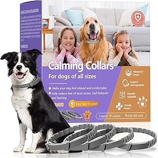 4 Pack Calming Collar for Dogs with Natural Pheromone