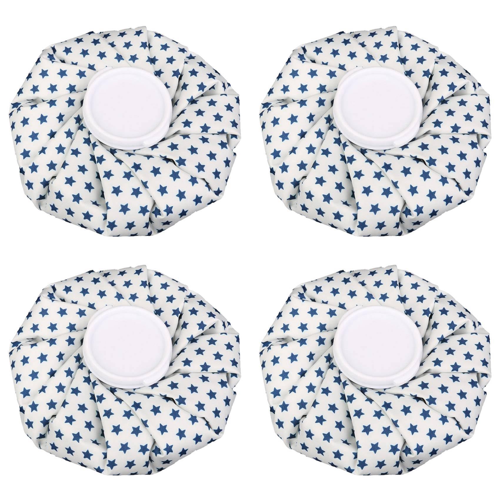 Hndhbfgrt 4X Ice Bag for Pain Relief 9Inch Pentacle, White