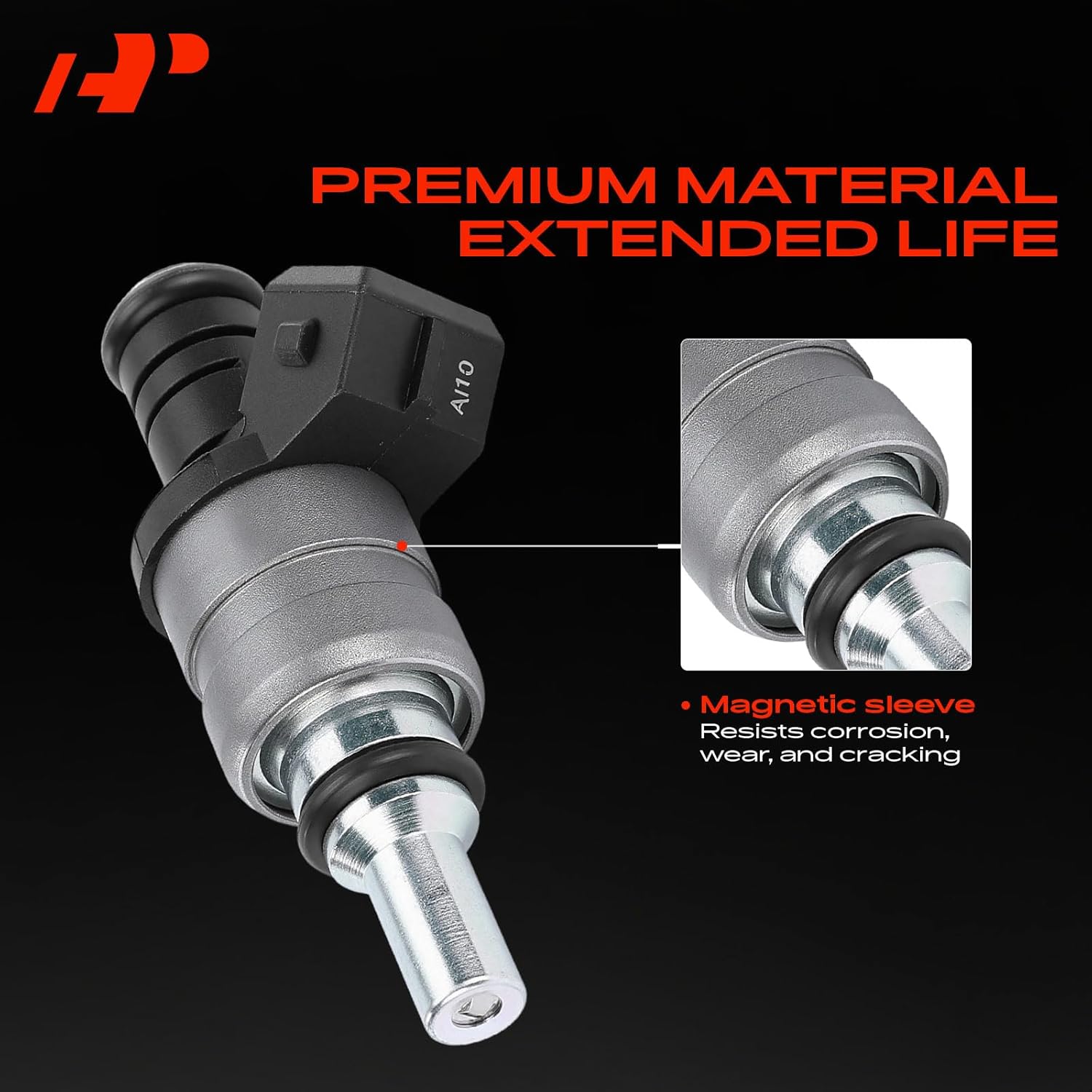 A-Premium Set of 6 Fuel Injectors Compatible with BMW 320i 325i 325xi 525i 2001-2005, 323Ci 328Ci 2000, 323i 1998-2000, 325Ci 2001-2006, 328i 528i 1999-2000, X3 2004-2005, Z3 1999-2002, Z4 2003-2005
