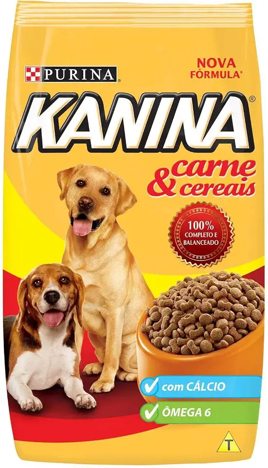 Ração Cães Adultos KANINA Carne 15kg