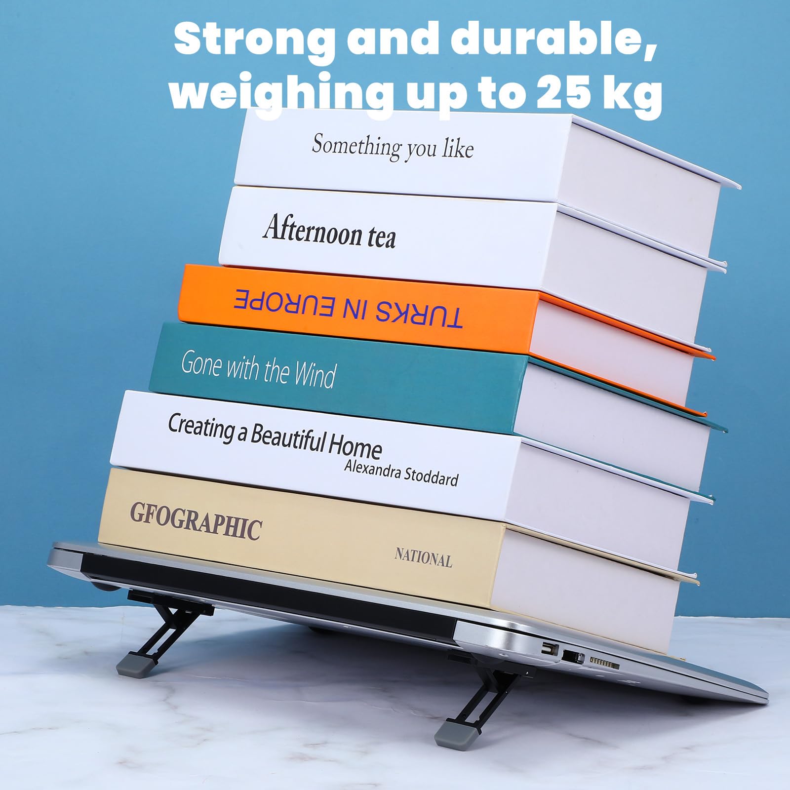 Snapklik.com : AOZUO Mini Portable Laptop Stand For Desk, Portable ...