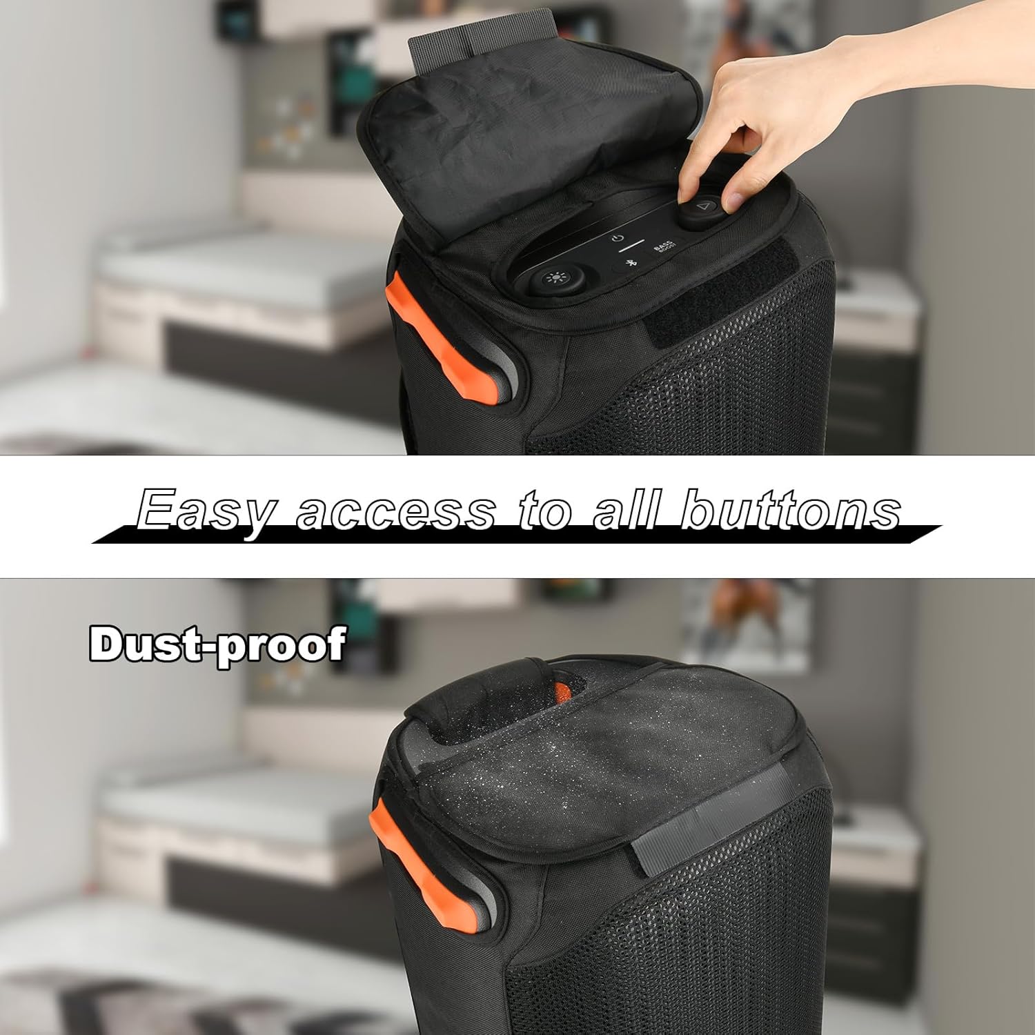 TXEsign Cover for JBL Partybox 110 Portable Speaker, Mesh Slip Case Protective Accessory - Image 2