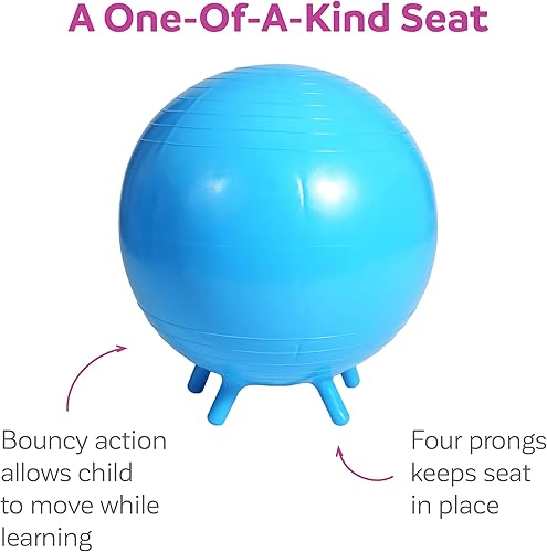 Miniatura 5 de Diversión y función pelota para silla, silla de pelota de yoga para niños, asiento flexible para aula, escuela primaria y secundaria, silla meneada