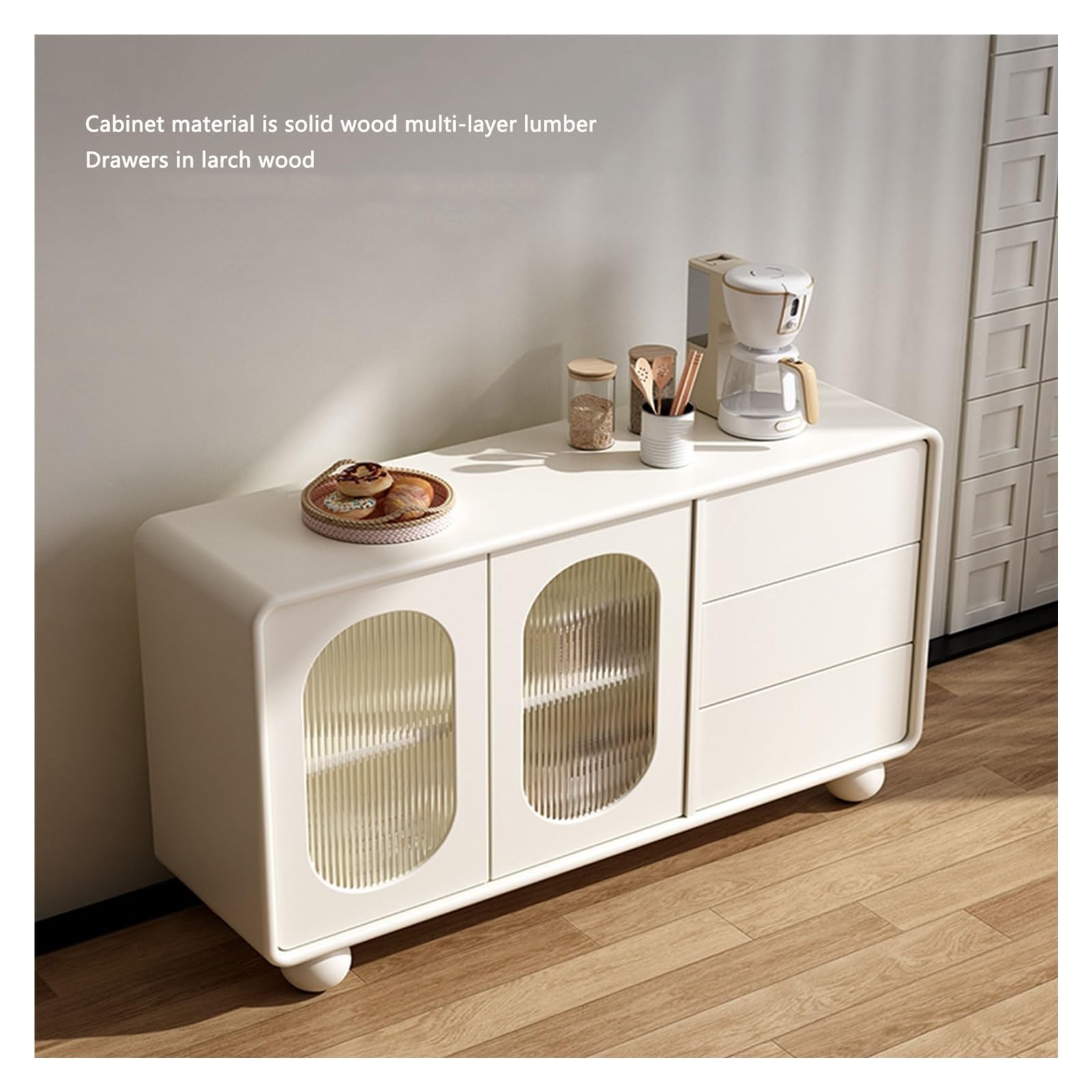 Armadio cucina Mobile contenitore, mobile buffet, credenza autoportante stoccaggio