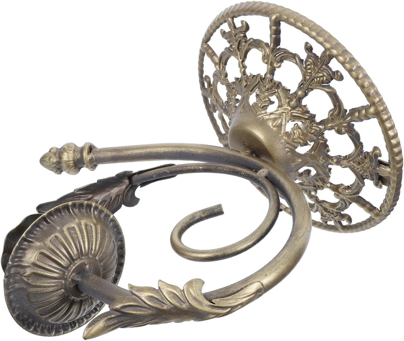 Vintage Wall Candle Sconce Metal Holder for Taper Candles with Easy Installation and Wear-Resistant Finish for Yard and Dining Room Decor