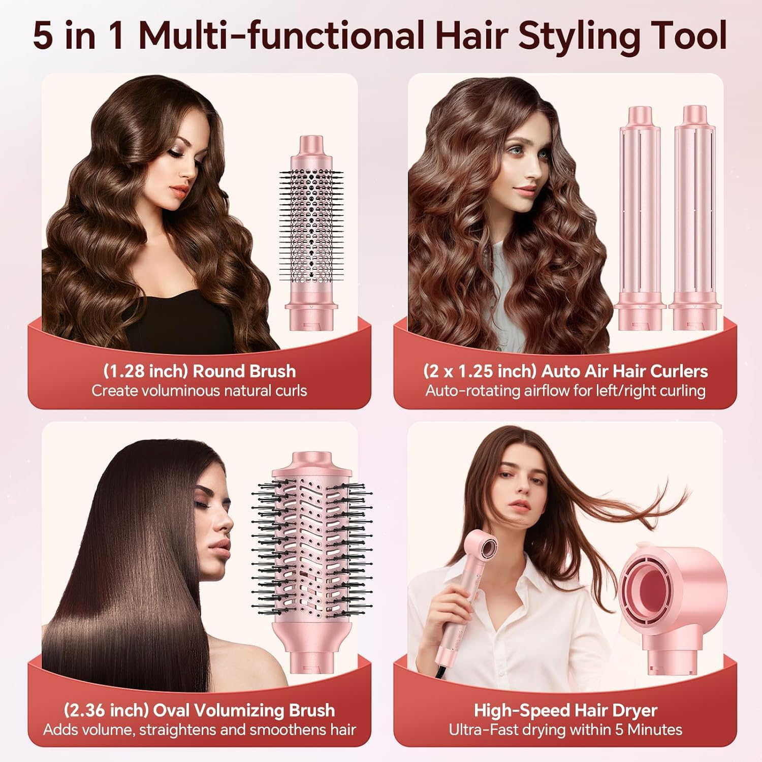 Amazon.com : HydraStyl 5 in 1 Hot Air Styler Wrap, Hair Dryer