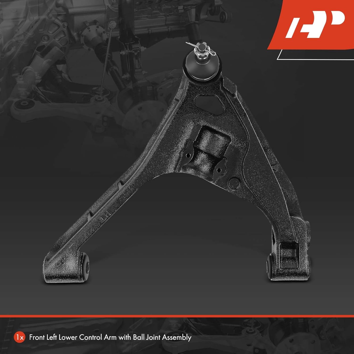 A-Premium Front Left Lower Control Arm, with Ball Joint & Bushing, Compatible with Dodge Durango 2000-2003, Dakota 2000-2004, 4WD