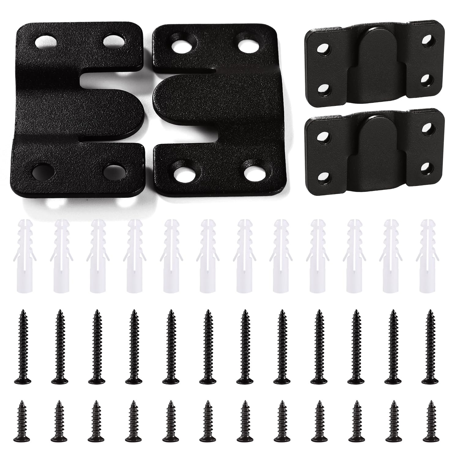 16 Supports De Montage Dissimulés En Acier Inoxydable – Pour Cadres, Miroirs, étagères – Fixation Invisible Et Solide