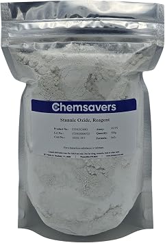 Stannic Oxide, Reagent, 99.9%, 500g