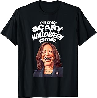 Funny Kamala Harris Scary Halloween Gag President Costume T-Shirt