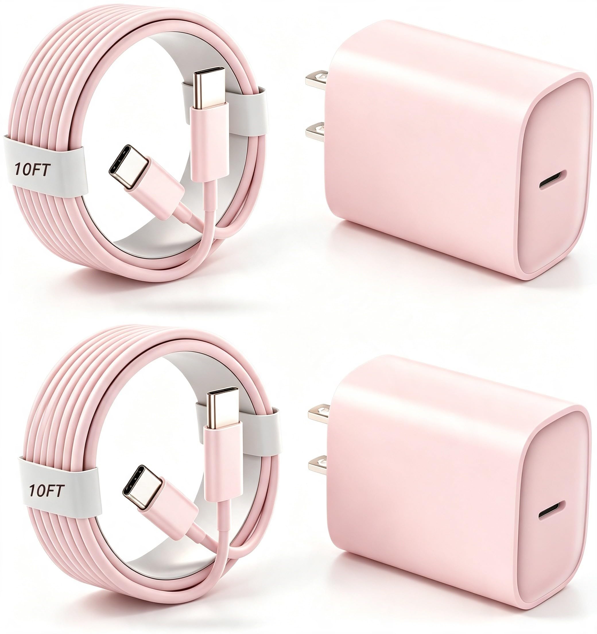 Phone 18 17 16 Pro Max Charger Fast Charging, 20W Phone Duo USB C Charger