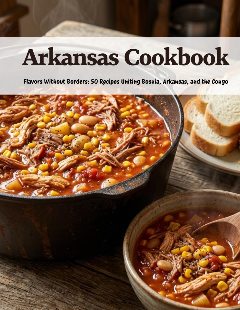Arkansas Cookbook: Flavors Without Borders: 50 Recipes Uniting Bosnia, Arkansas, and the Congo