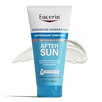 Vista 1 de Eucerin Advanced Hydration After Sun Lotion for Face and Body, Enriched with Antioxidants, 24-Hour Hydration for Dry, Sun-Stressed Skin, 6.8 Fl Oz