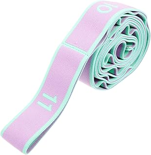 Sosoport Yoga Elastic Band Stretching Equipment Resistance Bands for Stretching Elastic Workout Bands Yoga Belt Strap for Stretching Yoga Straps Flexibility Equipment Stretching Yoga Rope