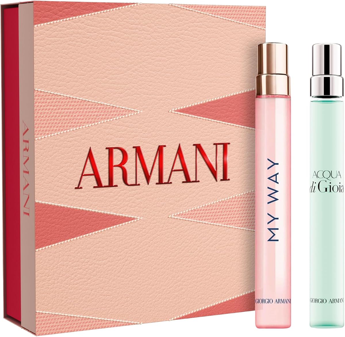 Armani Beauty My Way & Acqua di Gioia - Women's Perfume Trial & Travel Set | 2-Piece Mini Women's Perfume Discovery Set - My Way & Acqua di Gioia - Travel-Size Fragrances - Use for Layering & Sampling