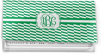 Zig Zag Vinyl Checkbook Cover (Personalized)