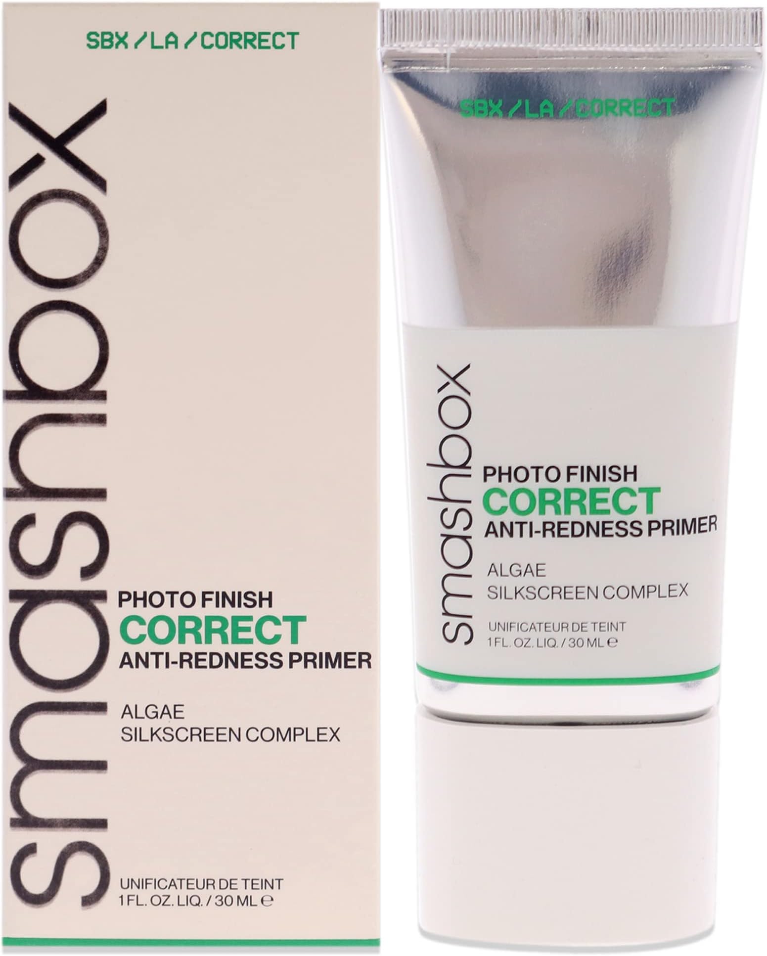 Photo Finish Correct Anti-Redness Makeup Primer | Soothing, Vegan + Cruelty Free, 1 Fl Oz