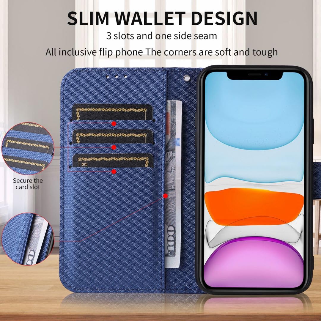 Custodia Personalizzata Per IPhone 12 Mini Con Flip In PU Pelle – Cover A Libro Con Slot Porta Carte E Supporto – Stampa La Tua Foto O Testo - 4