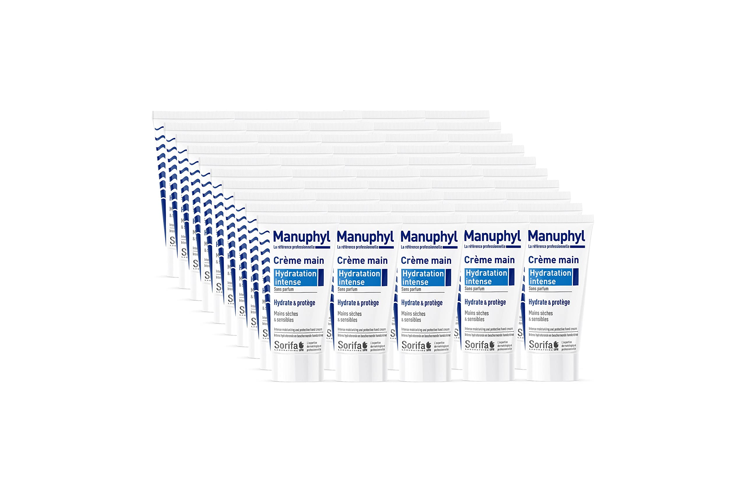 Manuphyl Standard 50 Stück Handcreme, regenerierend, schützend und feuchtigkeitsspendend, Tube 50 ml