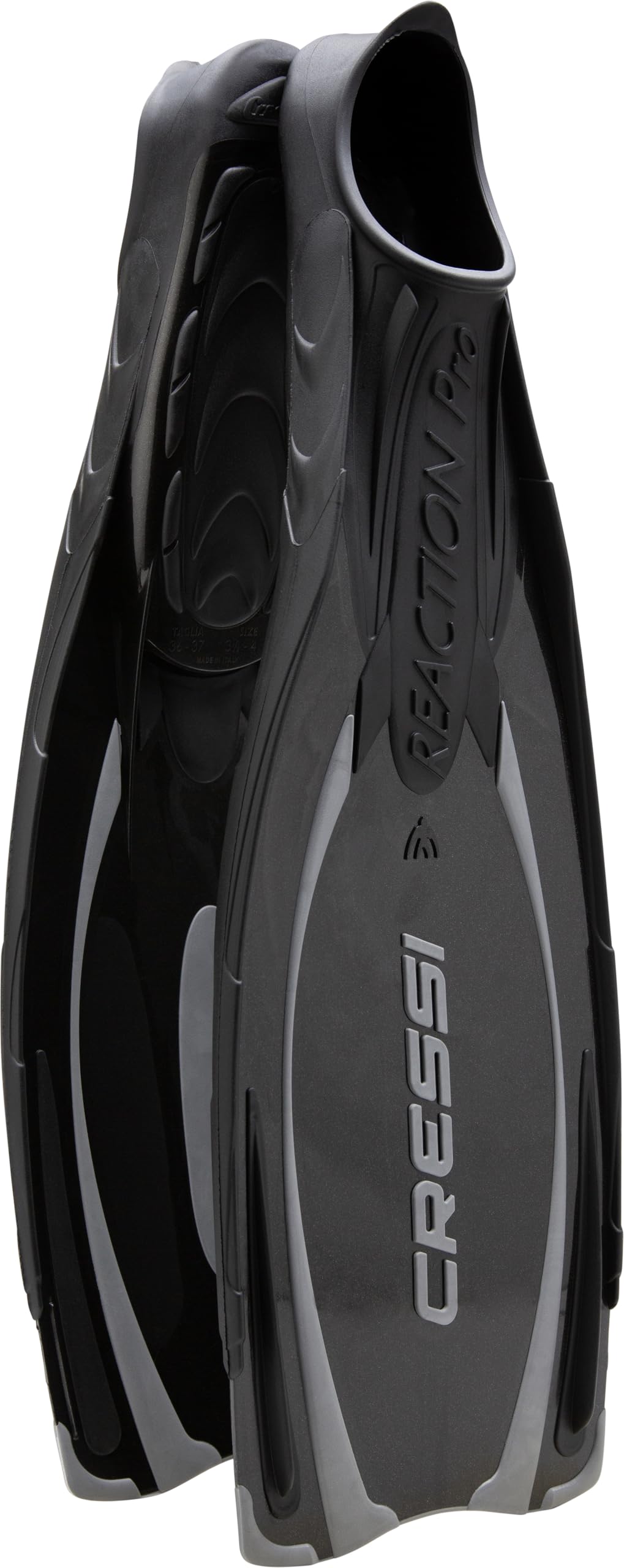 Cressi Reaction Pro Fins - Diving and Snorkelling Flippers Fins, Adult Unisex