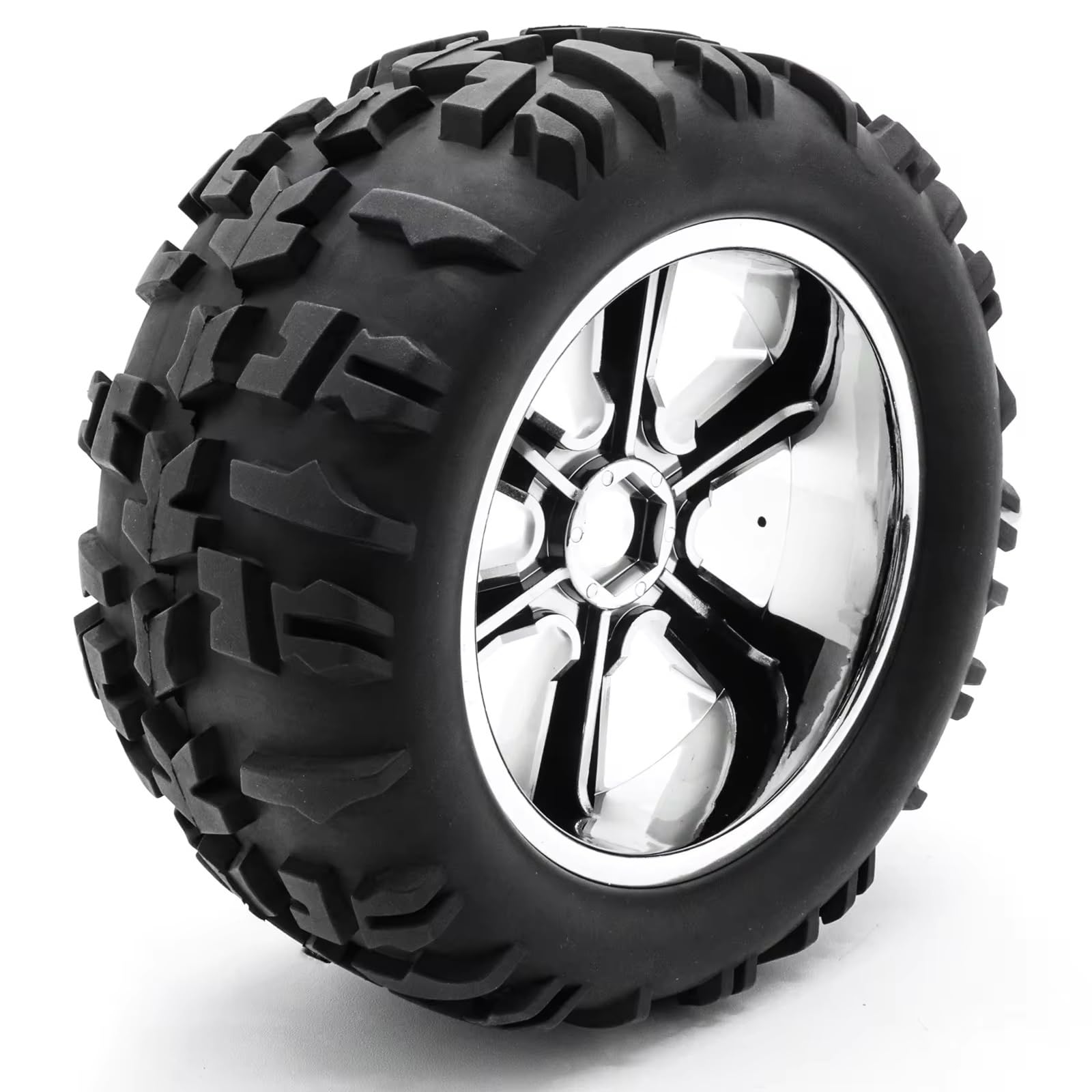 RC NeumáTicos Accesorios para 1/8 RC Car Truck Grip neumático Grande 150mm * 77mm 1/8 Cubos de Rueda neumáticos de Goma