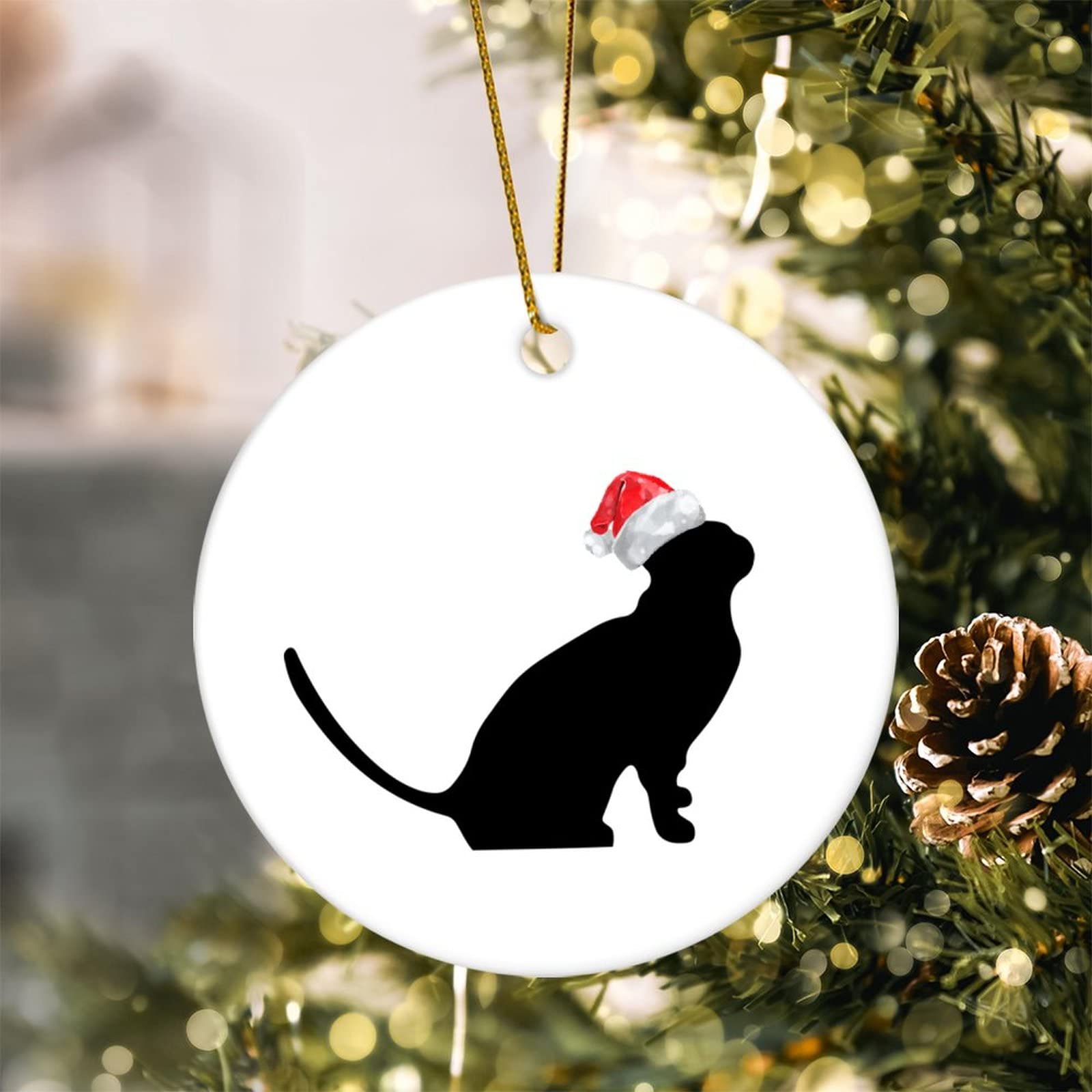 Cat mom christmas ornament Clearance