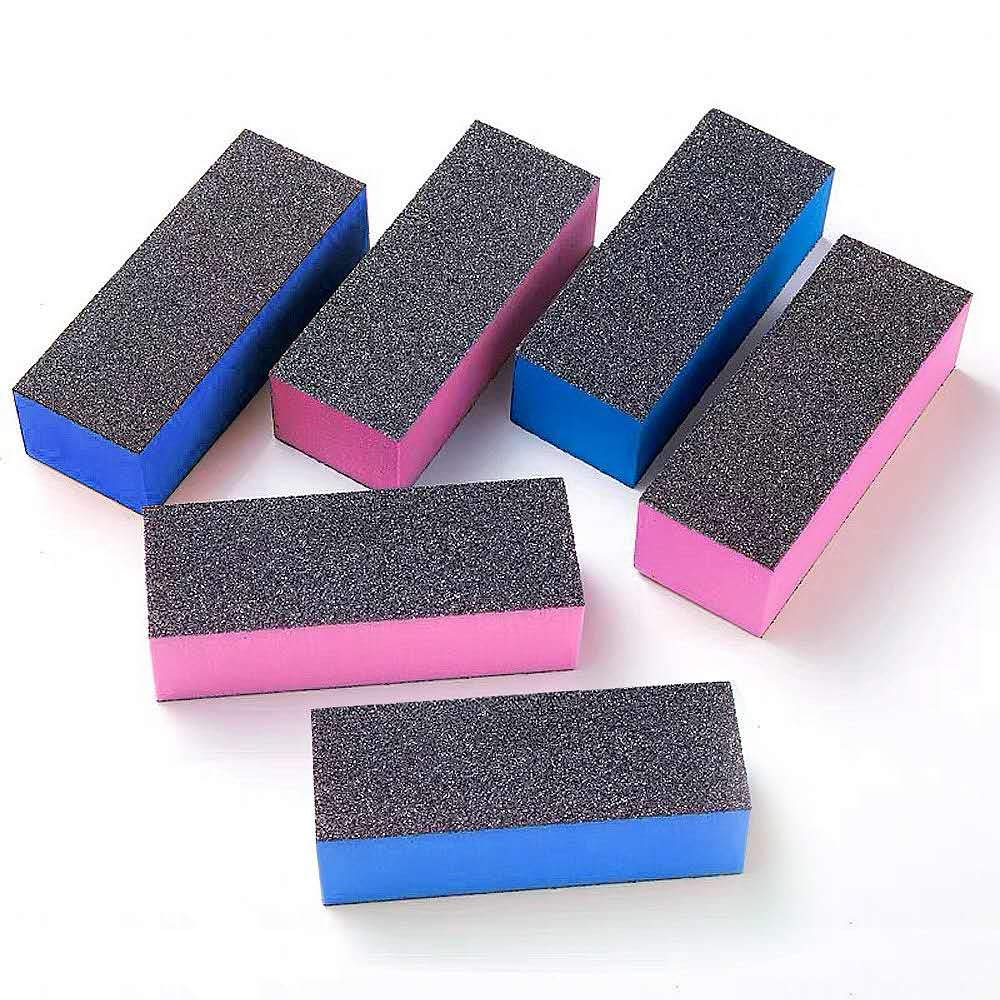 6PCS Nail Buffers, Nail Files & Buffers, Nail Buffer Sanding Block, Nail Buffer Sanding Block Polisher Buffing File 100/120 Grit Nail Art Pedicure Manicure Tool, Manicure Sanding Block
