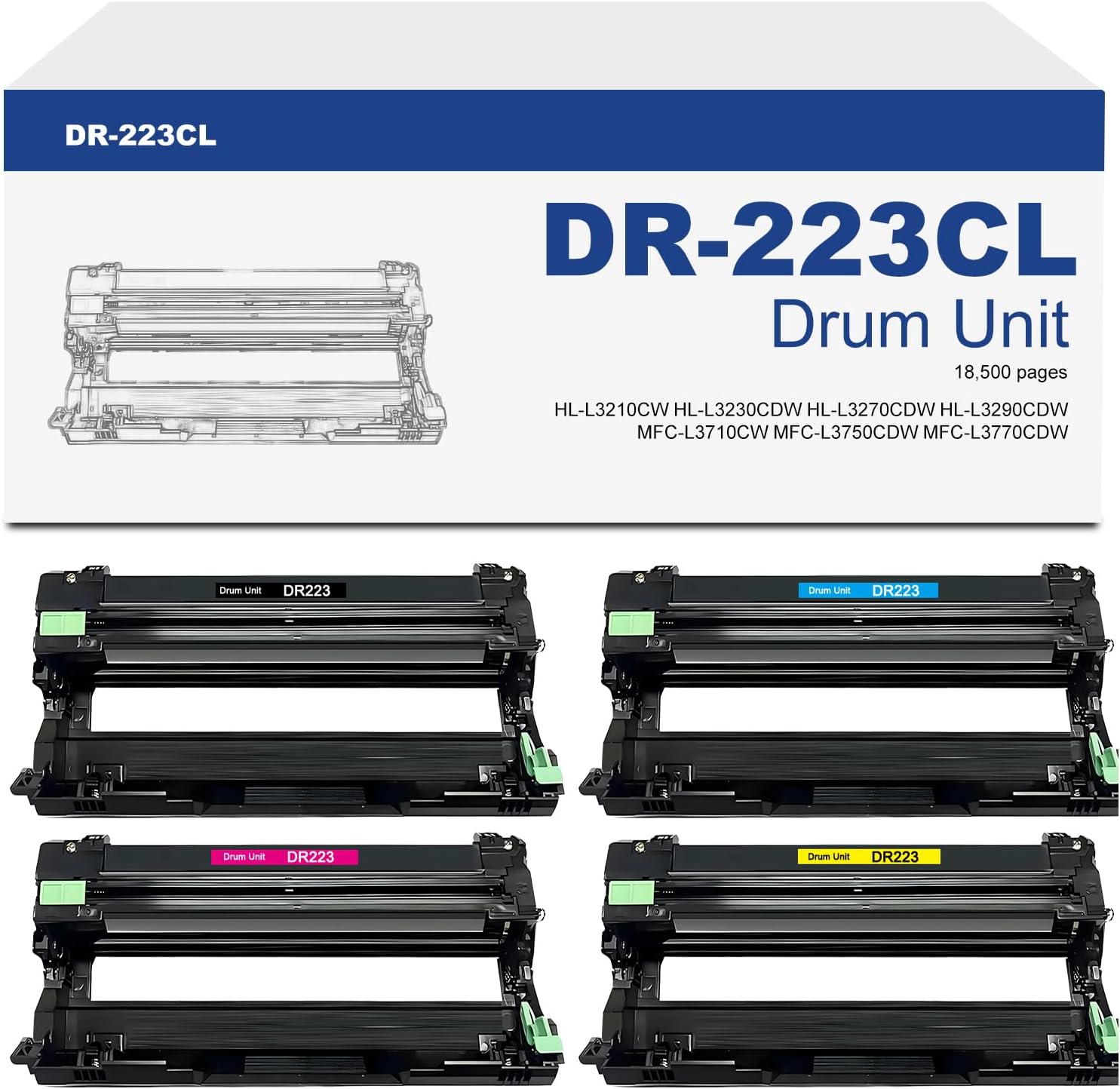DR223 DR223CL DR223CL Black Cyan Magenta Yellow Imaging