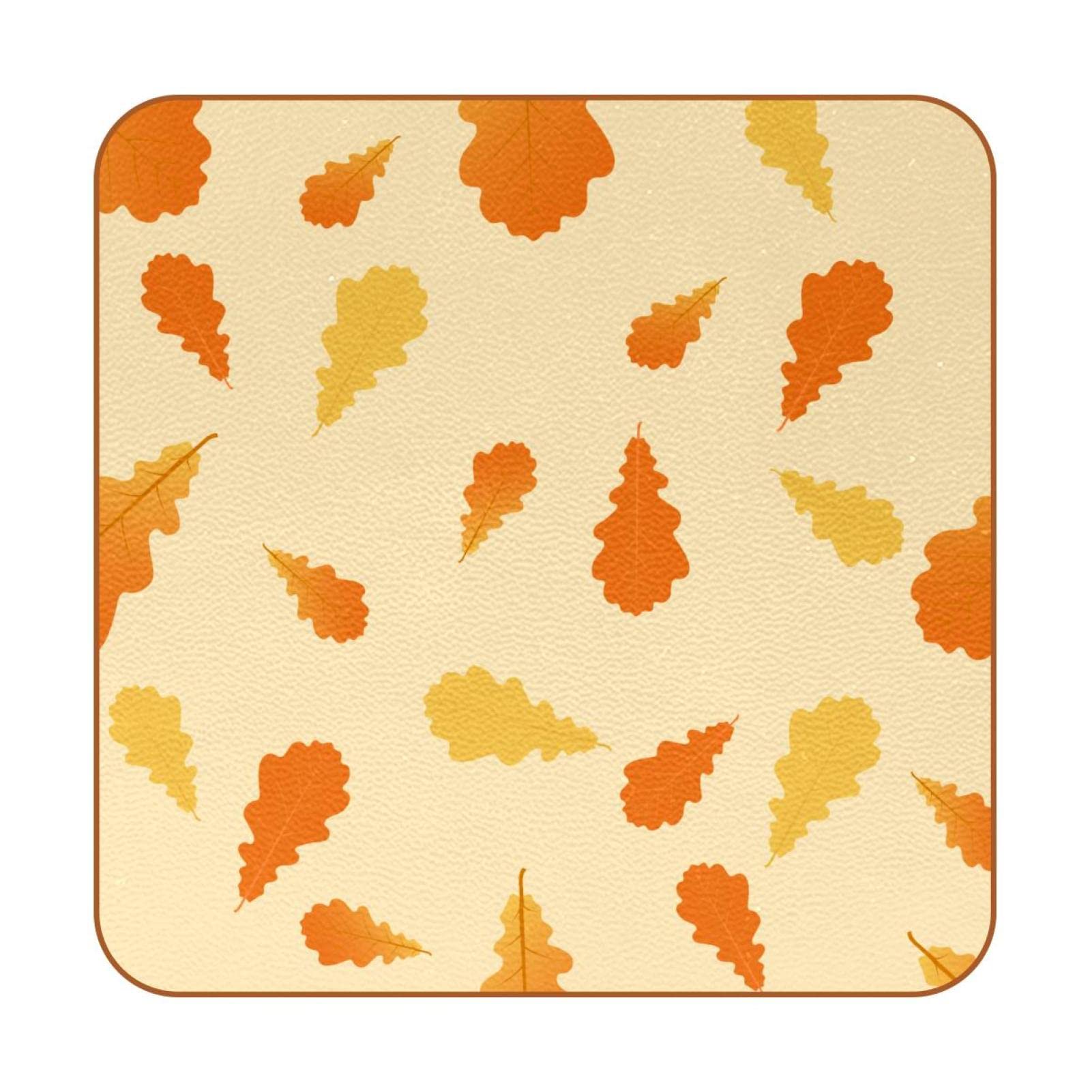 Dessous de verre feuille d'érable lot de 6 pour décorer vos apéritifs et repas d'automne