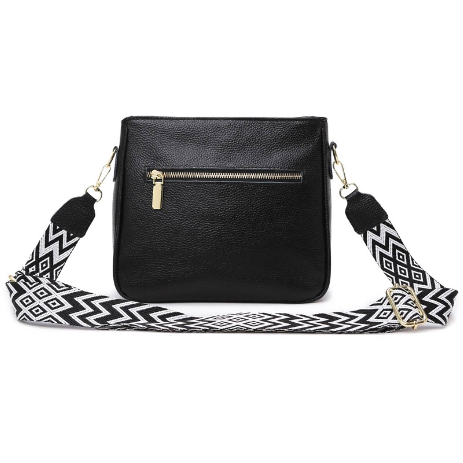 Borsa A Tracolla Casual di Grande capacità con Cinturina Singola E Chiusura Cerniera