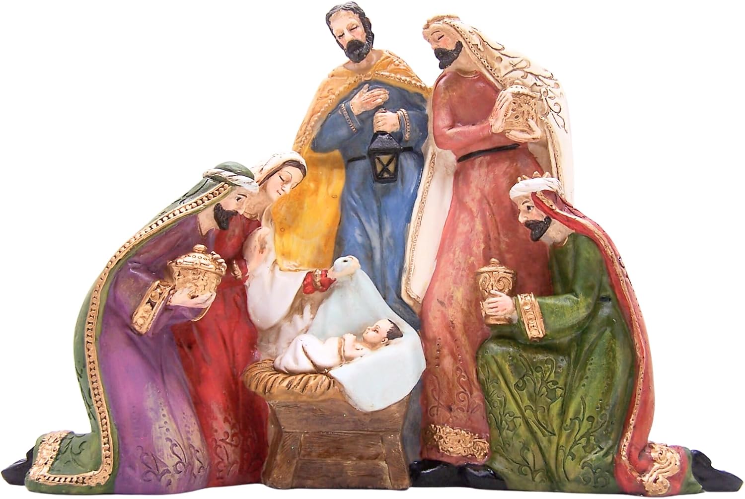 Décoration De Noël Crèche 2D à Suspendre - Ornement Acrylique Creux, Scène De Nativité, Pour Sapin Ou Rétroviseur - 9