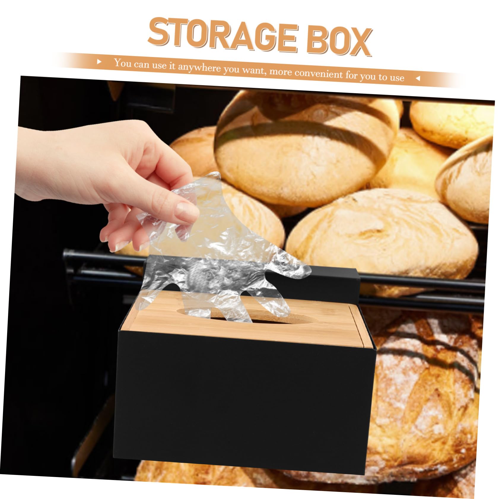 Portaguanti Da Parete XILIMEN - Dispenser Per Guanti Usa E Getta Con Montaggio Facile - Foto 4