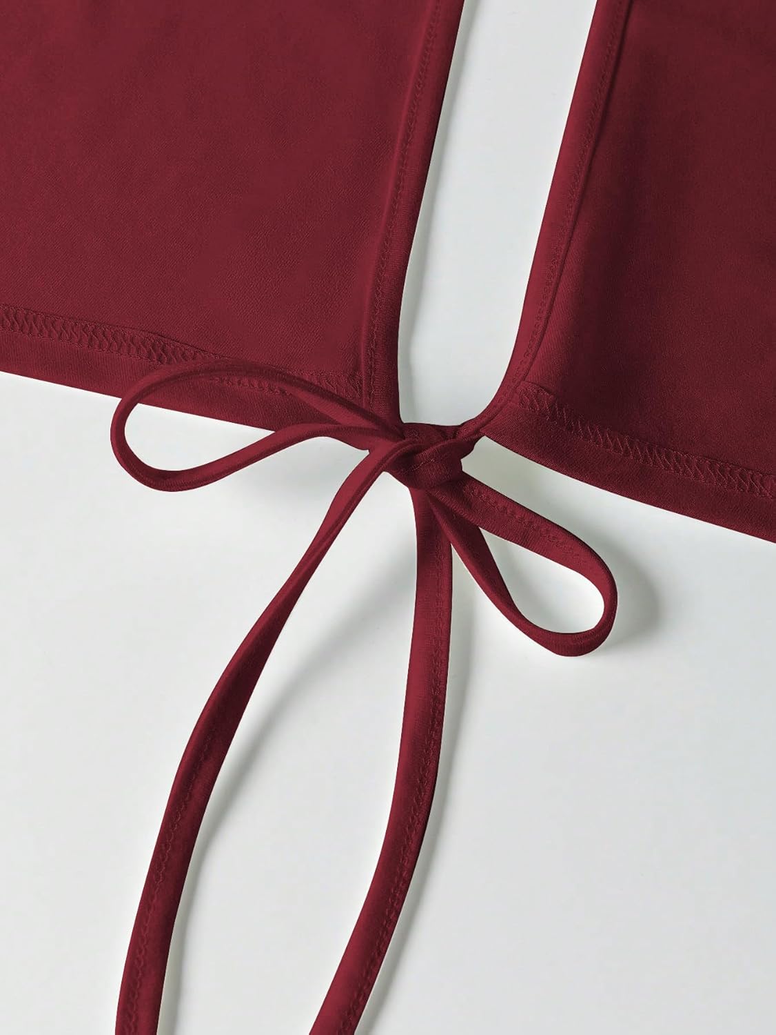 Verdusa Women's Cinched Waist Wrap Top Cap Sleeve Tie Back Going Out Workout Business Casual Tops - Image 5