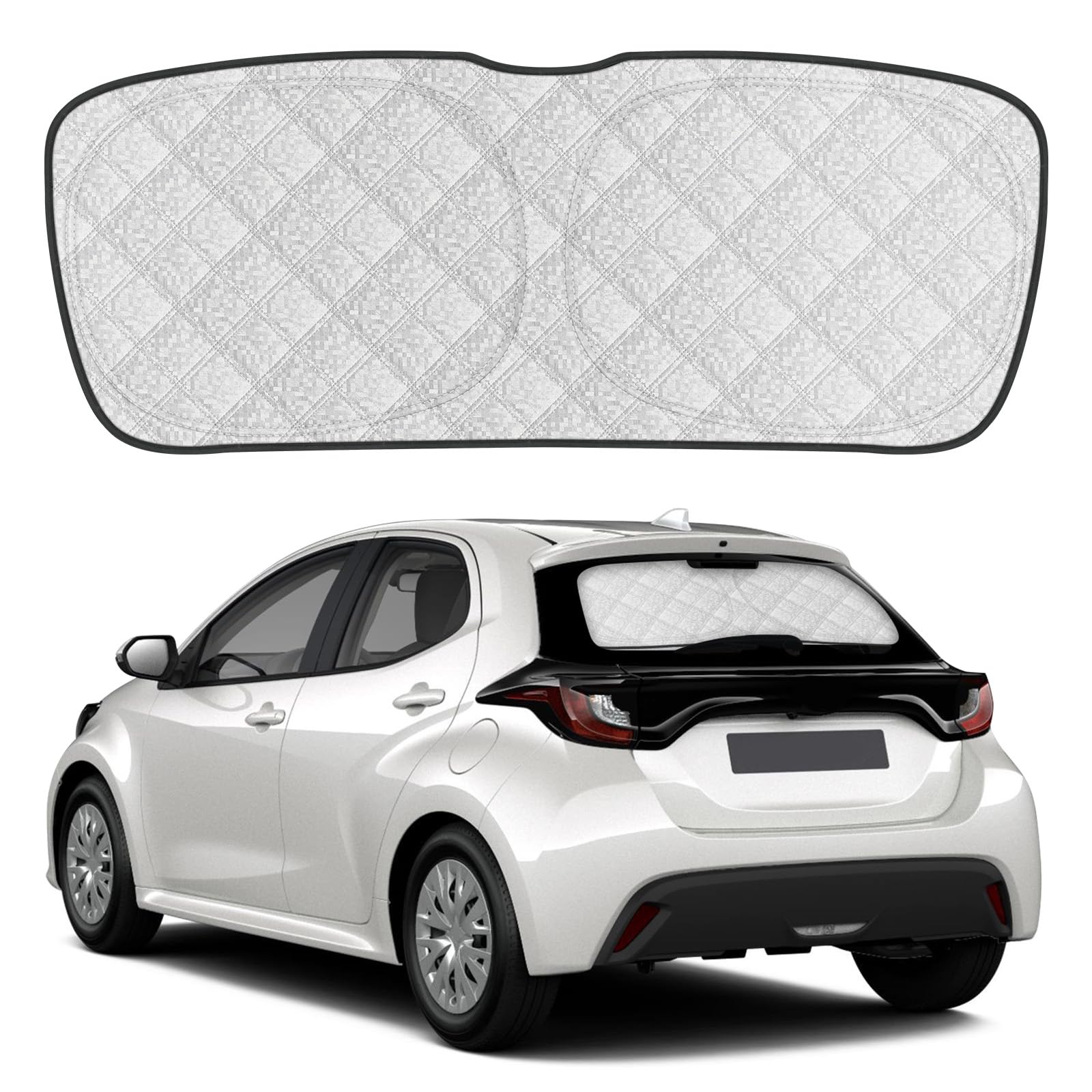 Protector de Sol Luna Trasera Yaris Cubierta Reflectante de Coche 2025 7