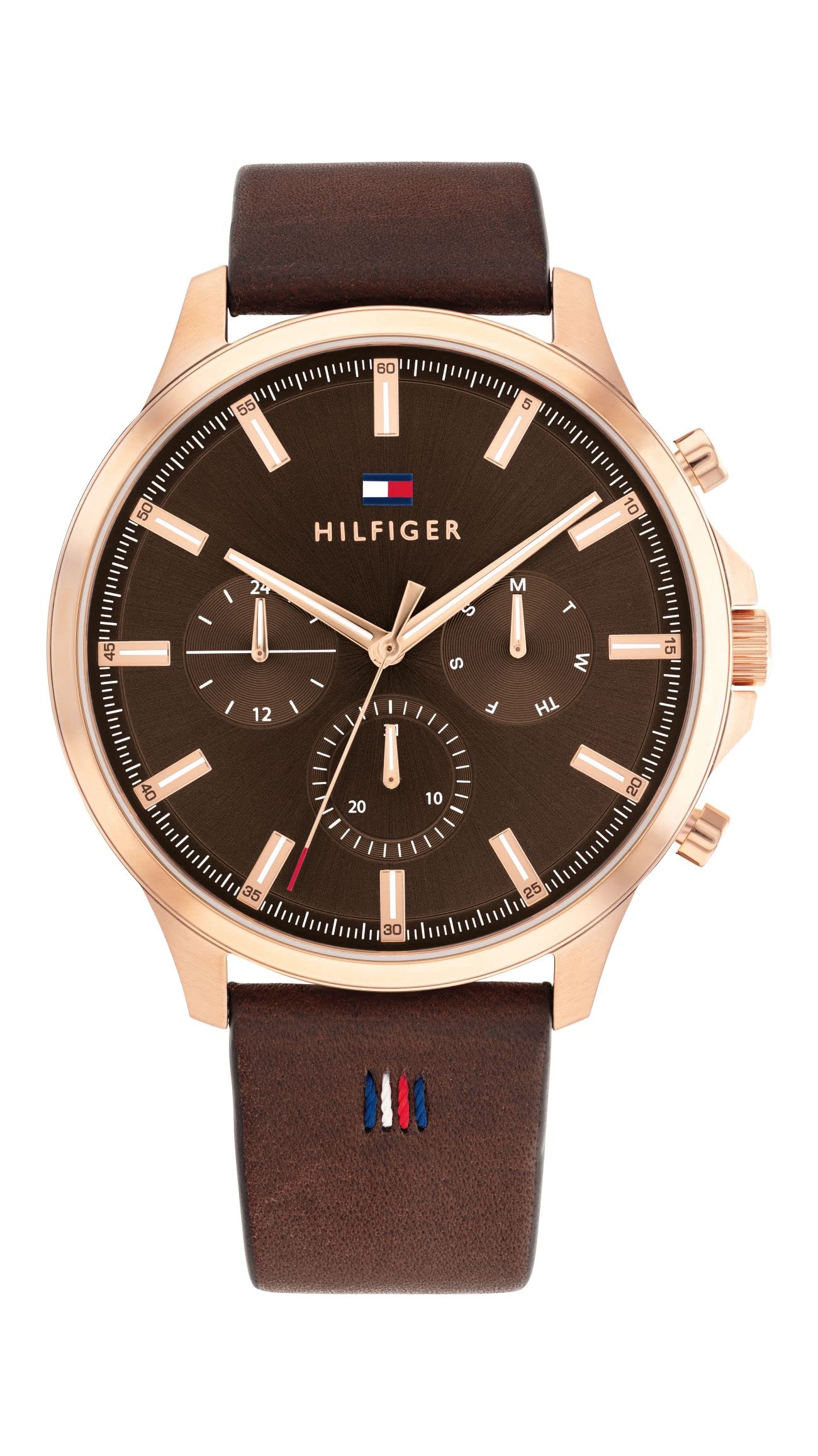 Tommy Hilfiger Brown Dial Quartz Analog Watch for Men-NETH1710497 (B0BPCPC3N9) Amazon Price History, Amazon Price Tracker