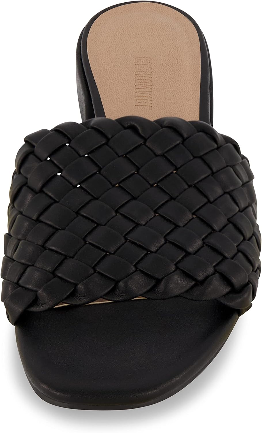 CUSHIONAIRE Women's Nerida woven low block heel sandal +Memory Foam