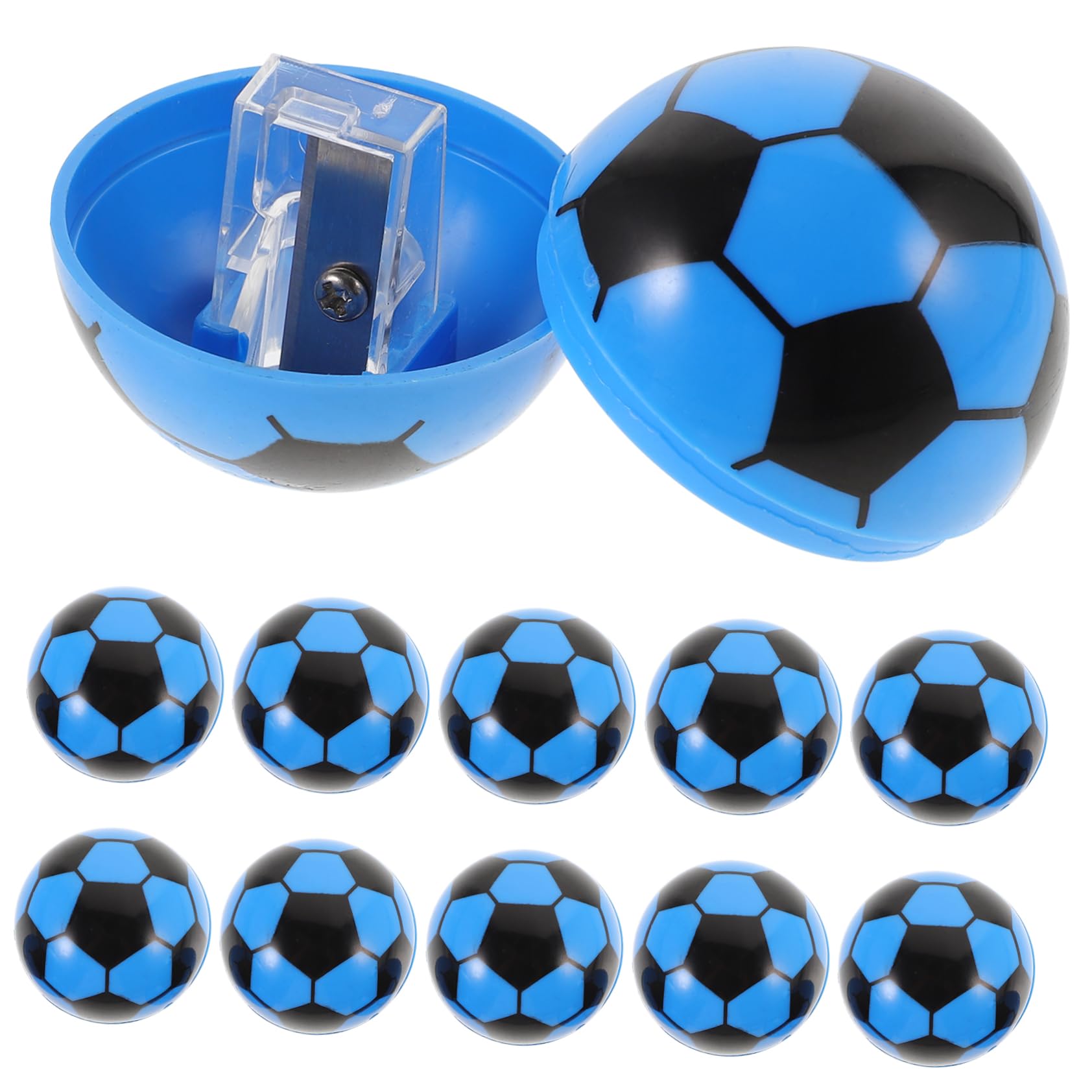 HOMSFOU 4 Sätze Bleistiftspitzer Für Schulbleistifte Fußball Bleistiftspitzer Fußball Kinderspitzer Manueller Großpackung 20 Stück * 4