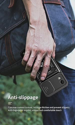 Miniatura 9 de Nokia C110 - Funda compatible con Nokia C110 N156DL con protector de pantalla de vidrio templado, protección gruesa de policarbonato y poliuretano