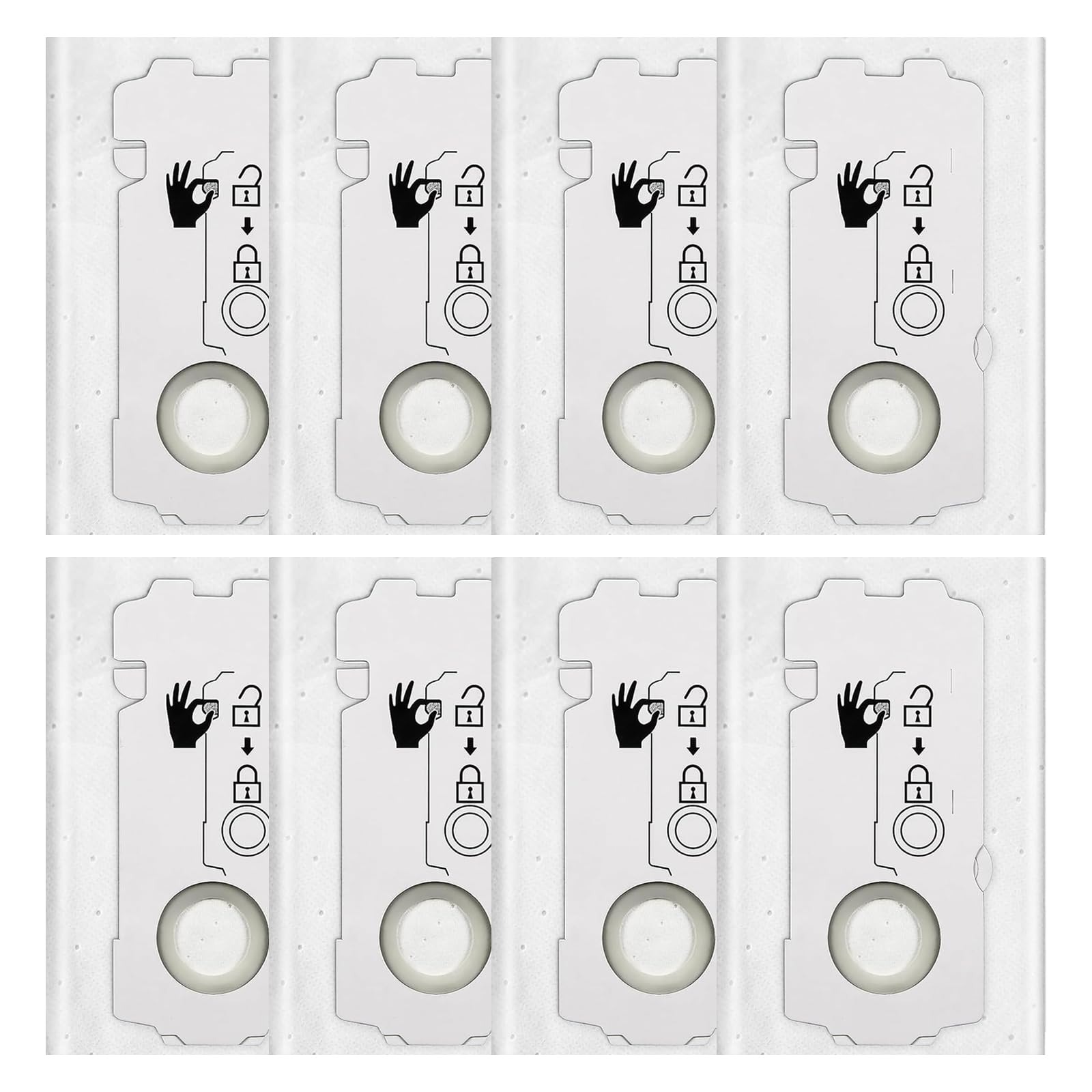 Lot de 8 sacs à poussière CT Festool MINI/MIDI/15, SC-FIS-MIDI-2/5 204308