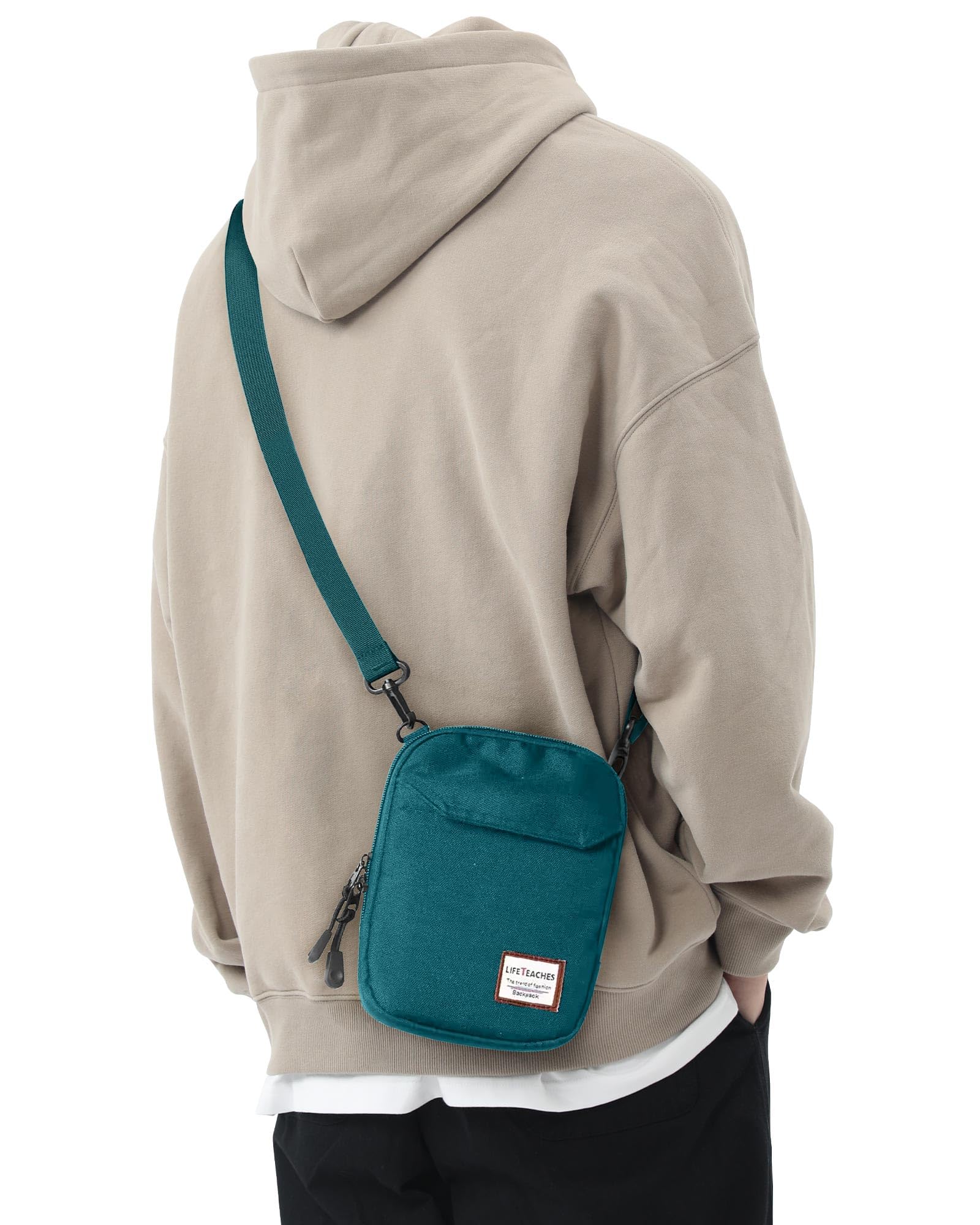 Mini Crossbody Bag Shoulder Bag for Men, Small Messenger Satchel Bag for Women