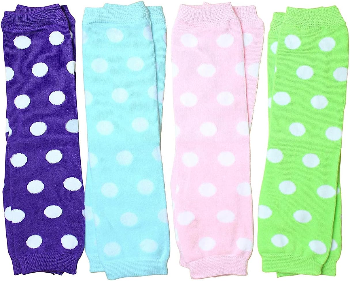 juDanzy Polka Dot 4 Pack Baby & Toddler Leg Warmers juDanzy Polka Dot 4 Pack Baby & Toddler Leg Warmers