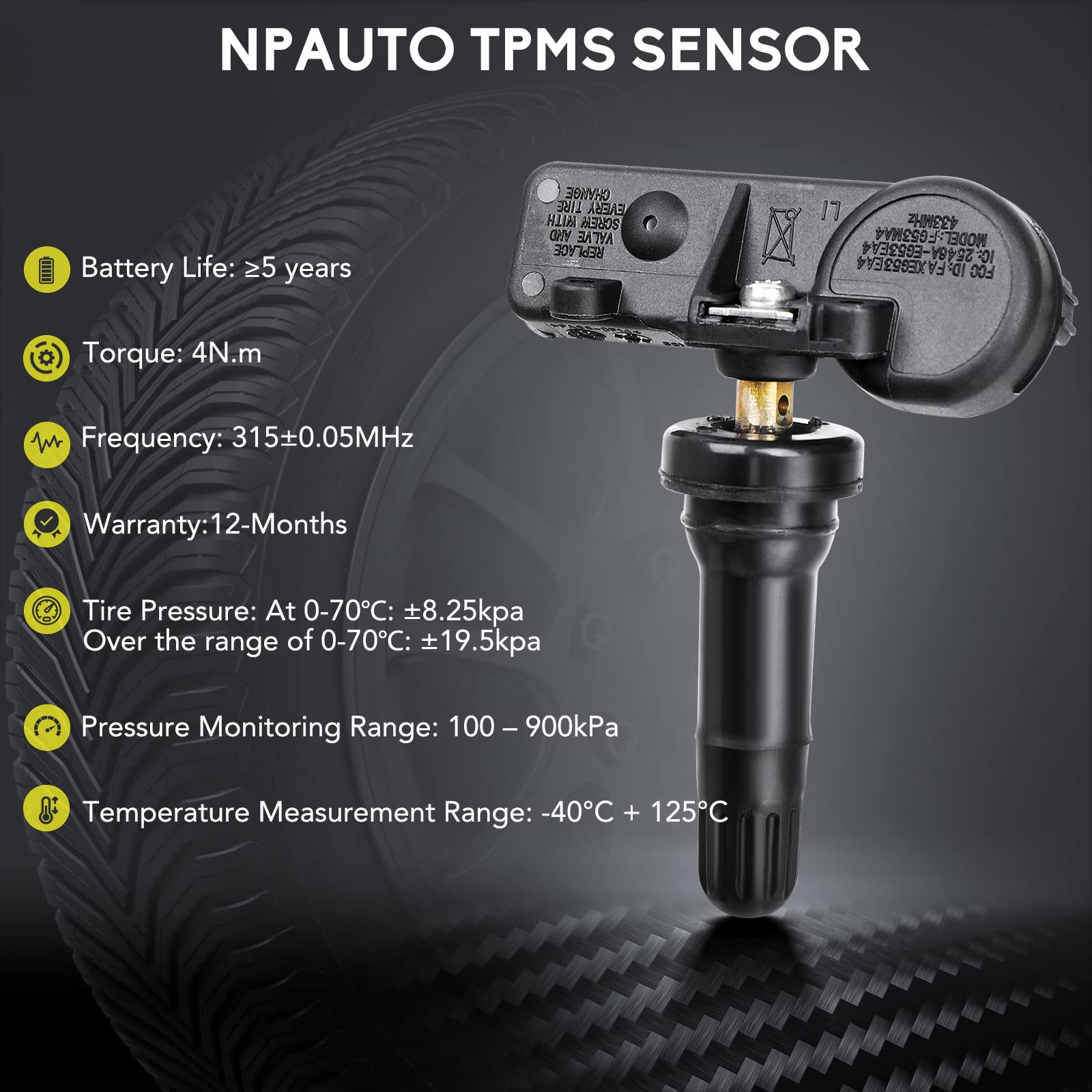 Amazon.com: 56029398AB TPMS Sensors Replacement for Chrysler